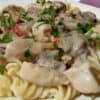 Penne cu pui și ciuperci